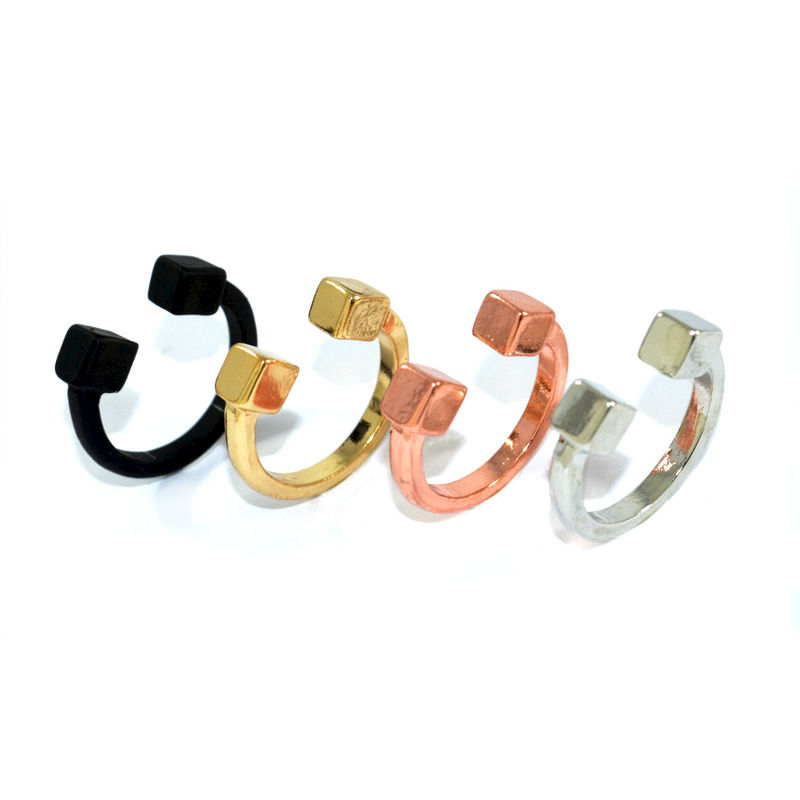 DOUBLE CUBE RING - product image  