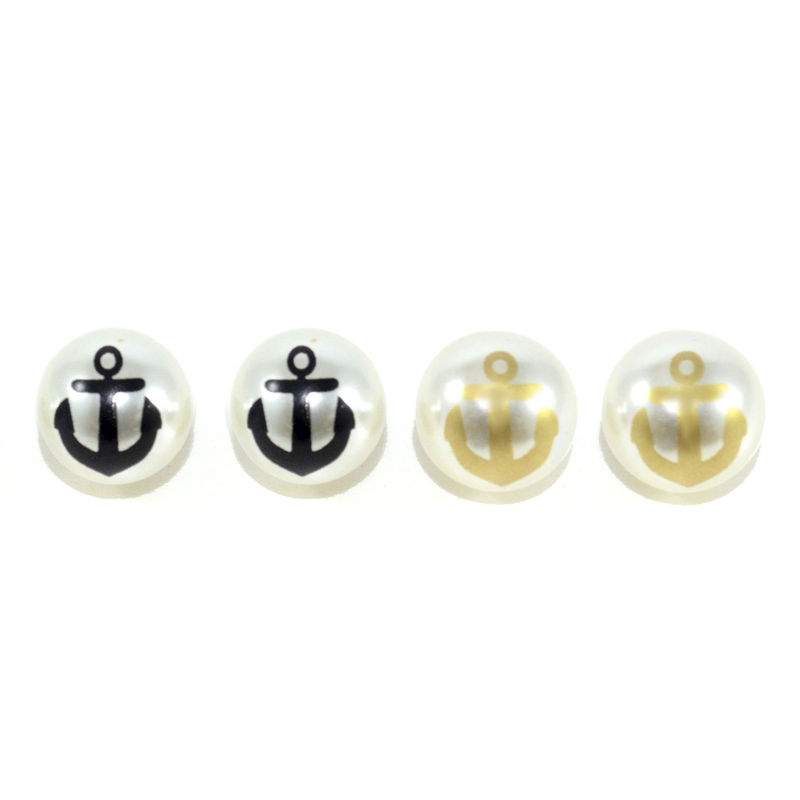 PEARL ANCHOR EARRINGS - product image  