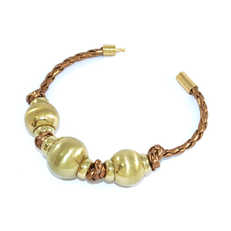 TRIPLE BEADS PENDANT BRACELET - product image  