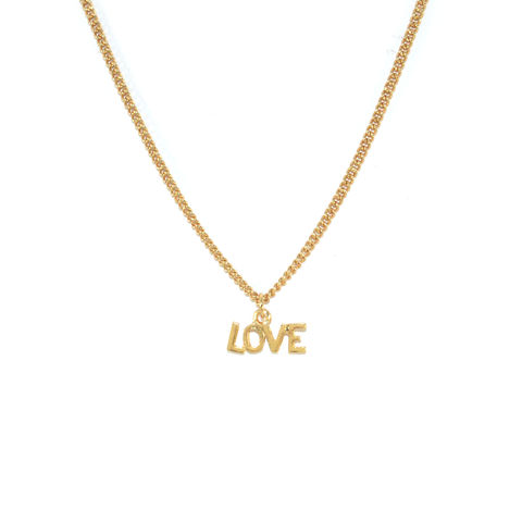LOVE,PENDANT,NECKLACE,LOVE NECKLACE, MINI LOVE PENDANT NECKLACE, LOVE PENDANT NECKLACE, LOVE CHARACTER NECKLACE