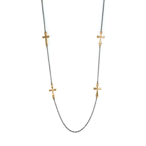 MULTI,CROSS,PENDANT,LONG,NECKLACE,CROSS NECKLACE, MULTI CROSS NECKLACE, LONG CROSS NECKLACE, MULTI STYLE CROSS NECKLACE