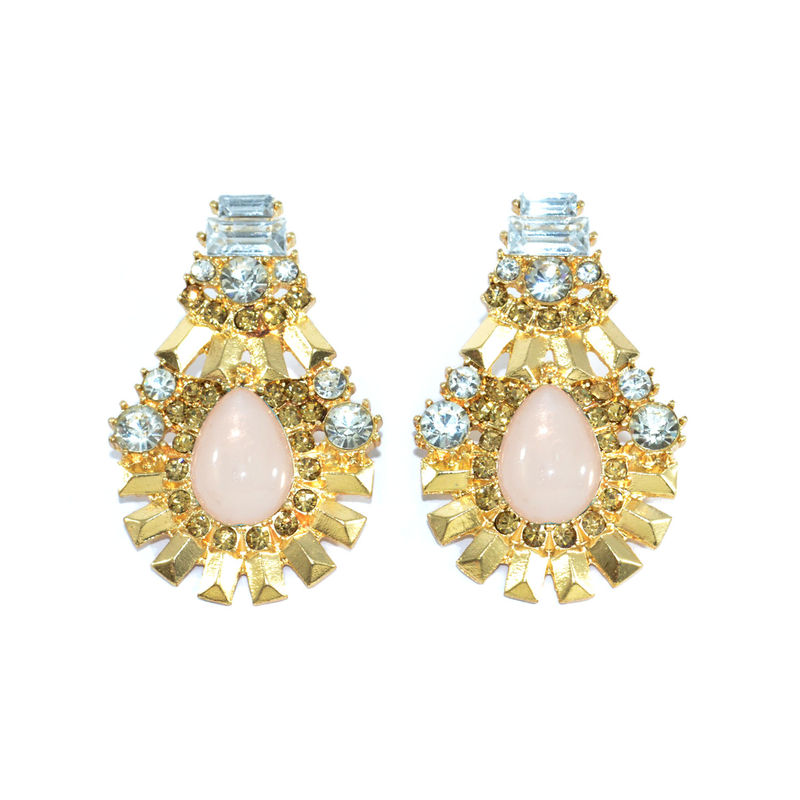 WATER DROP SHAPE CRYSTAL EARRINGS  - product image  