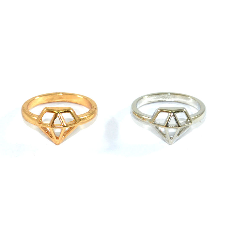 HOLLOW DIAMOND RING - product image  