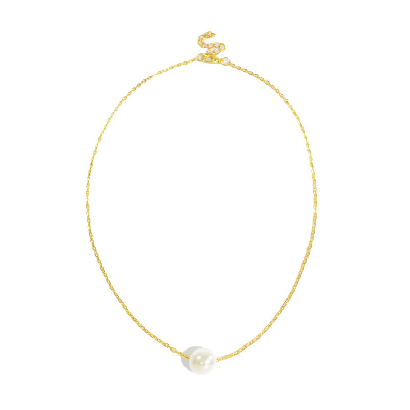 MINIMAL PEARL NECKLACE - product image  