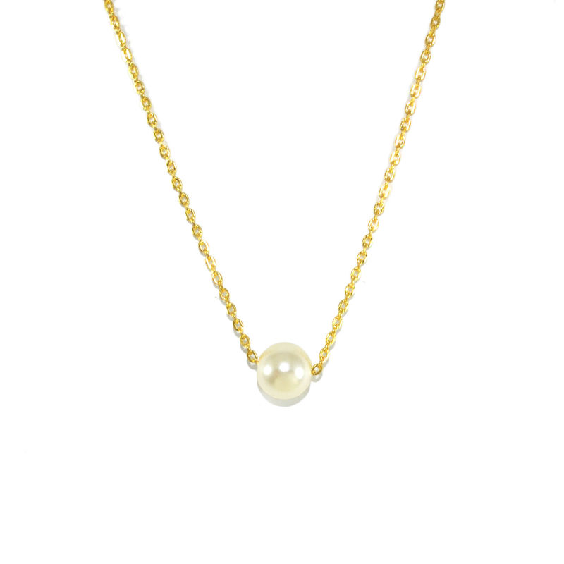 MINIMAL PEARL NECKLACE - product image  