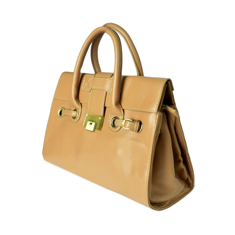 FRONT FLAP SINGLE LOCK HANDBAG - product image  