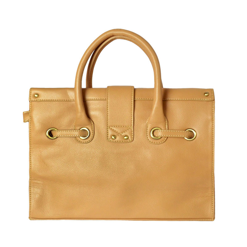 FRONT FLAP SINGLE LOCK HANDBAG - product image  