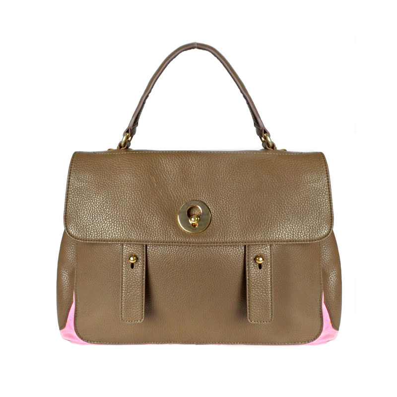 BROWN DOUBLE STRAP BAG - product image  
