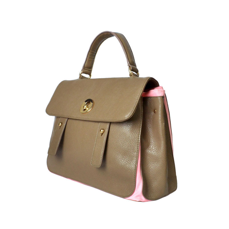 BROWN DOUBLE STRAP BAG - product image  
