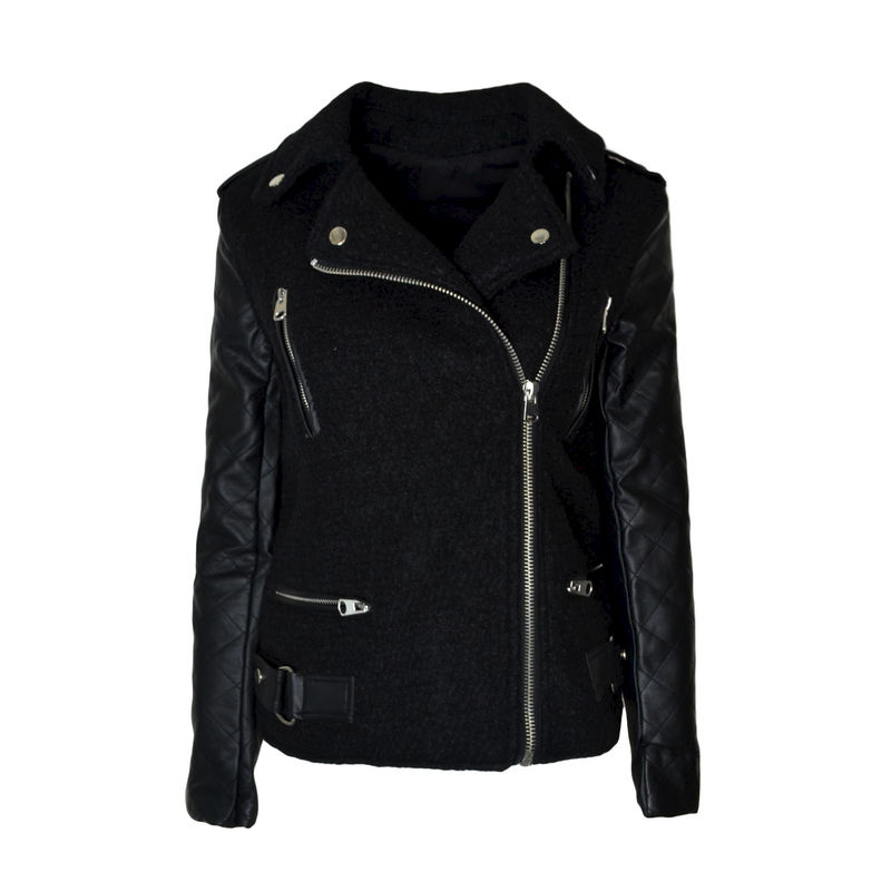 LONG CONTRAST SLEEVE JACKET - product image  