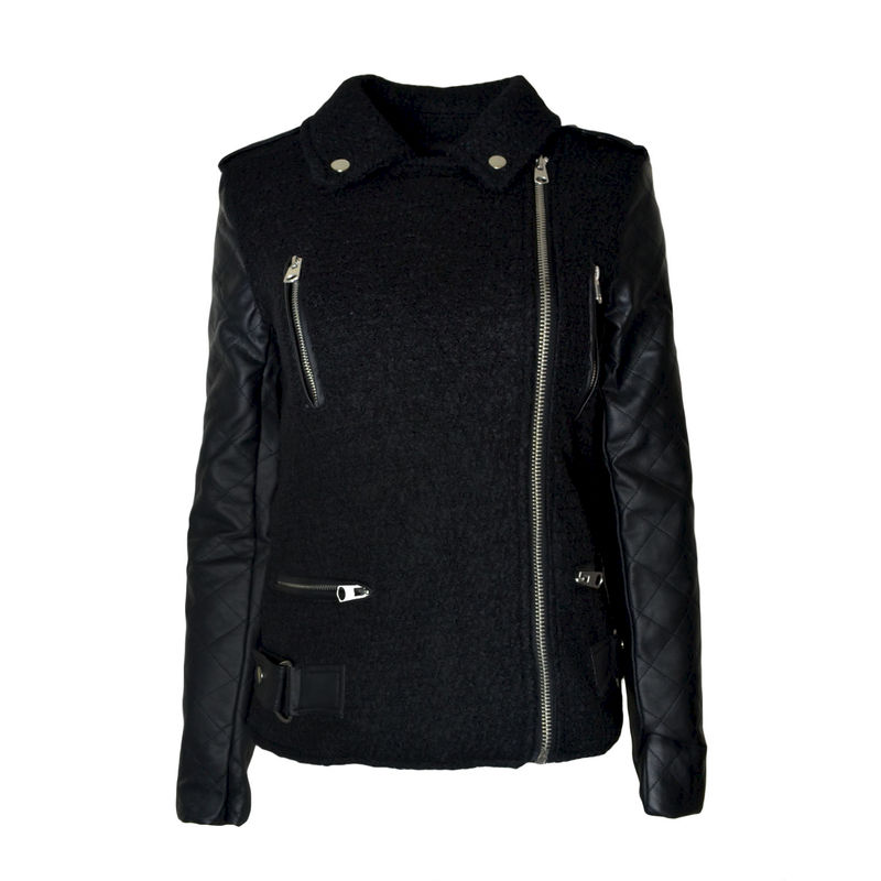 LONG CONTRAST SLEEVE JACKET - product image  