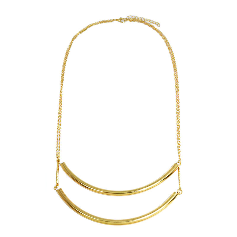 CURVE TUBE COLLAR NECKLACE - product image  