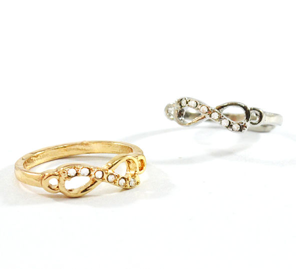 CRYSTAL INFINITY RING - product image  