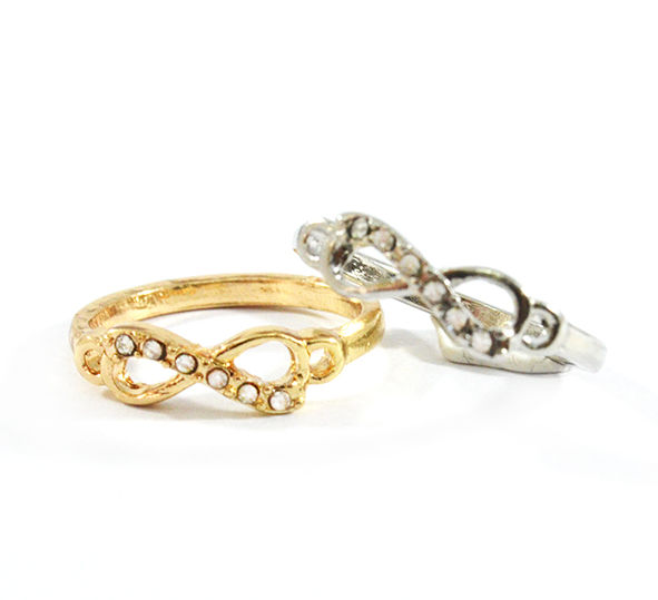 CRYSTAL INFINITY RING - product image  