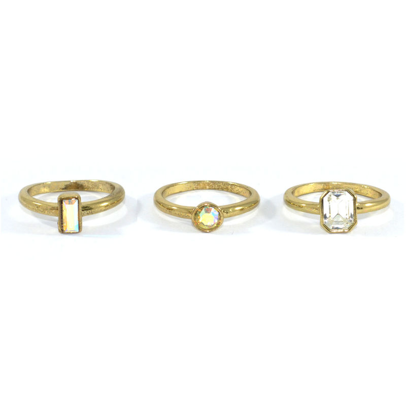 MINIMAL CRYSTAL RING - product image  