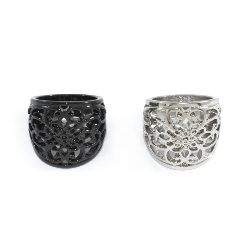 HOLLOW FLOWER PATTERN RING - product image  
