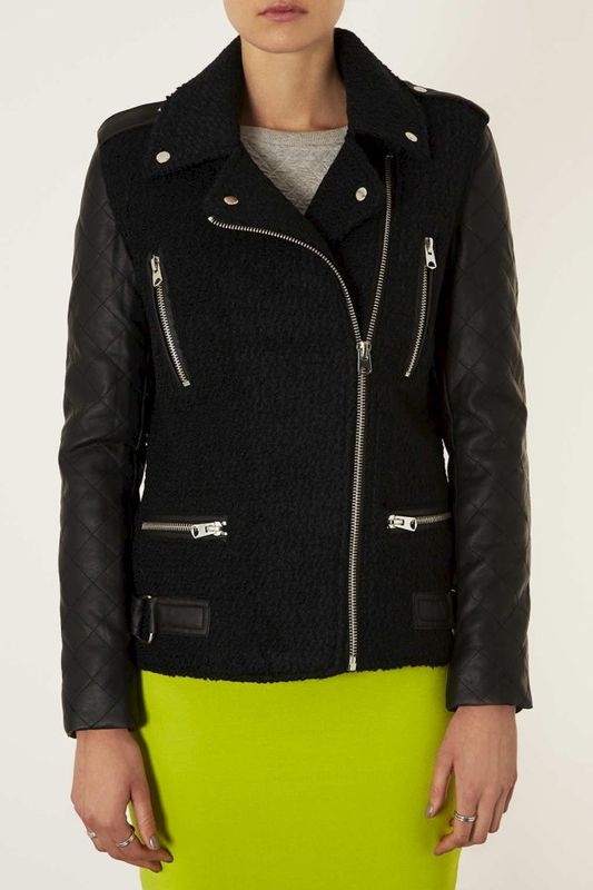 LONG CONTRAST SLEEVE JACKET - product image  