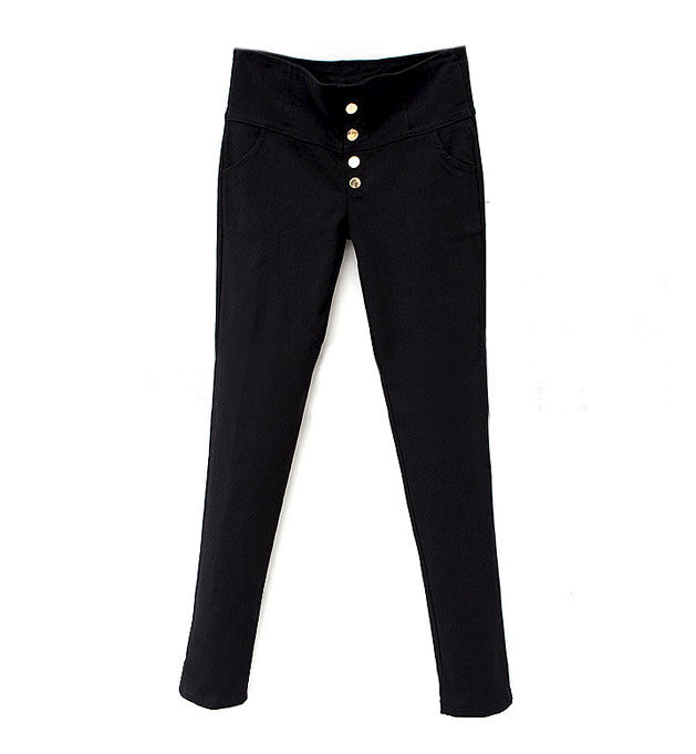 BOTTON HIGH WAIST JEANS - product image  