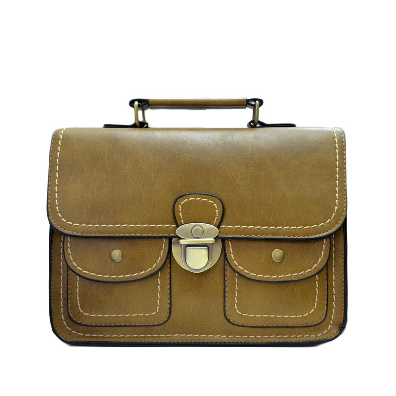 VINTAGE DOUBLE POCKET SATCHEL BAG - product image  