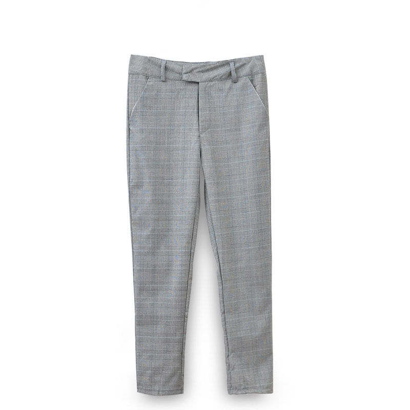 VINTAGE SMALL PLAID HAREM PANTS - product image  