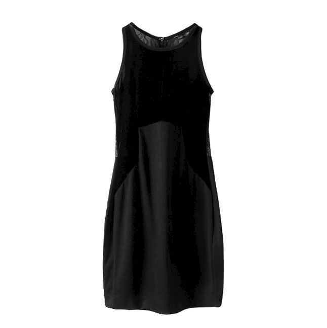 VELVET AND LACE DRESS - product image  