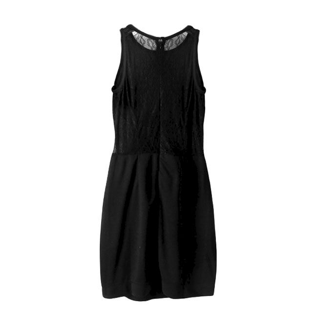 VELVET AND LACE DRESS - product image  