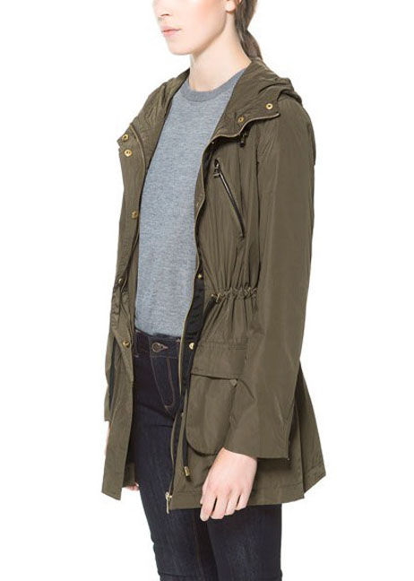 PARKA WITH HOOD AND POCKET - product image  
