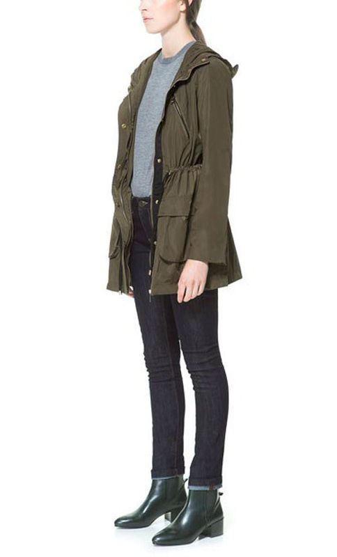PARKA WITH HOOD AND POCKET - product image  