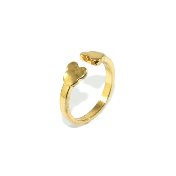 DOUBLE BEAR HEAD RING - product image  