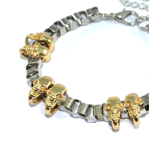 SKULL HEAD BRACELET - product image  