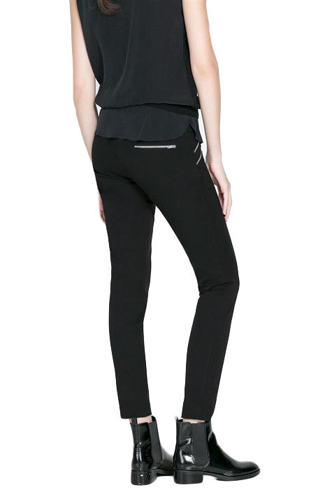 SKINNY TROUSERS WITH ZIP POCKET - product image  