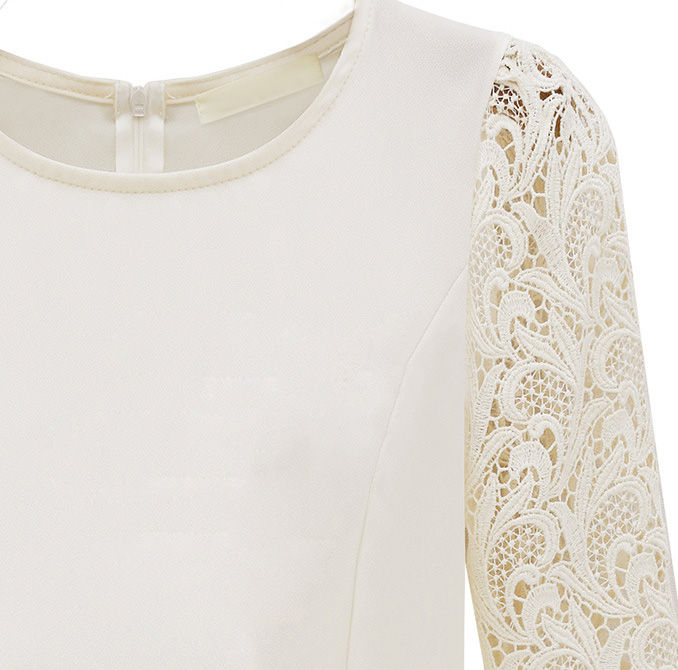 LACE SLEEVES TOP - product image  