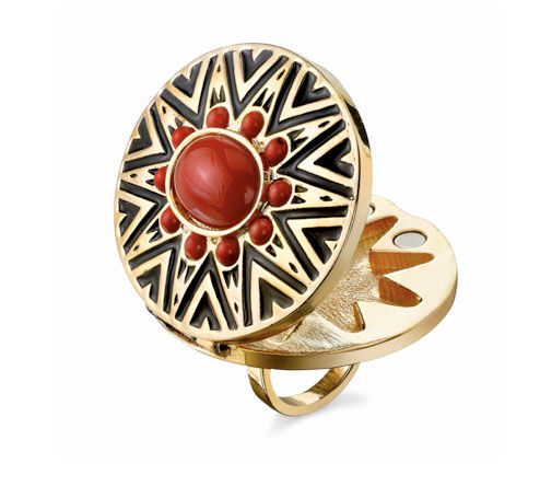 PATTERN PENDANT RING - product image  