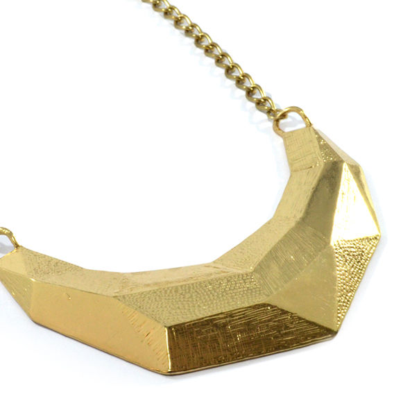 CRESCENT BIB NECKLACE - product image  