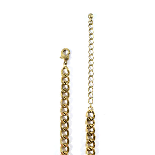 BEADED TEXTURE BIB NECKLACE - product image  