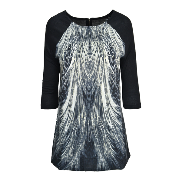 FEATHER PRINT TOP - product image  