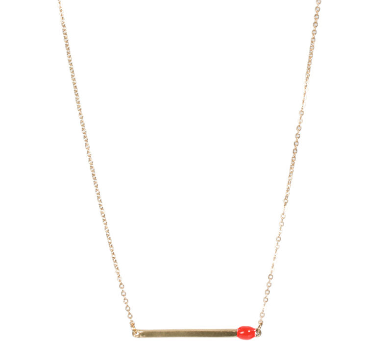 GOLD TONE MATCH CHAIN NECKLACE - product image  