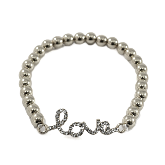 CRYSTAL CHARM WITH BEADS BRACELET - product image  