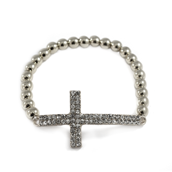 CRYSTAL CHARM WITH BEADS BRACELET - product image  
