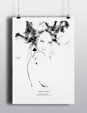FASHION,PRINT,2,yiunam leung fashion illustration, fashion illustration print, fashion prints