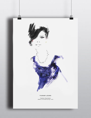 FASHION,PRINT,7,yiunam leung fashion illustration, fashion illustration print, fashion prints