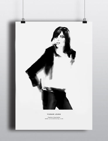 FASHION,PRINT,12,yiunam leung fashion illustration, fashion illustration print, fashion prints
