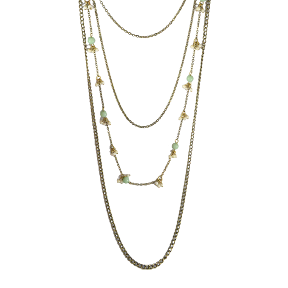 BEADS MULTI LAYERS NECKLACE - product image  