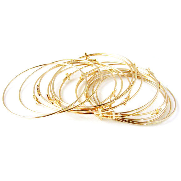 MINI CROSS BANGLE SET - product image  