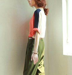 CONTRAST BLEND TOP - product image  