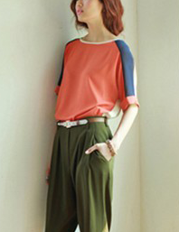 CONTRAST BLEND TOP - product image  