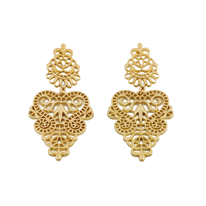 FILIGREE DROP EARRINGS - product image  