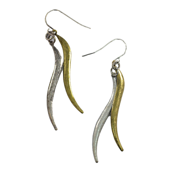 METALLIC EARRINGS - product image  