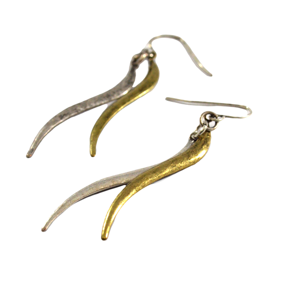 METALLIC EARRINGS - product image  