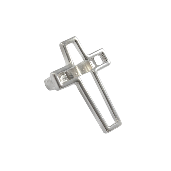 HOLLOW CROSS RING - product image  